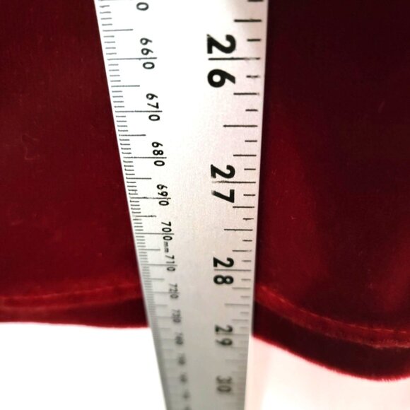 VTG Salon Studio Womens Top Pull Over 2XL Long Sleeve Rhinestone Accents Red USA - Picture 5 of 11